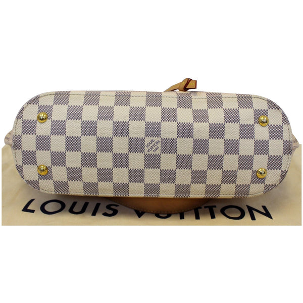 LOUIS VUITTON Girolata Damier Azur Shoulder Bag White