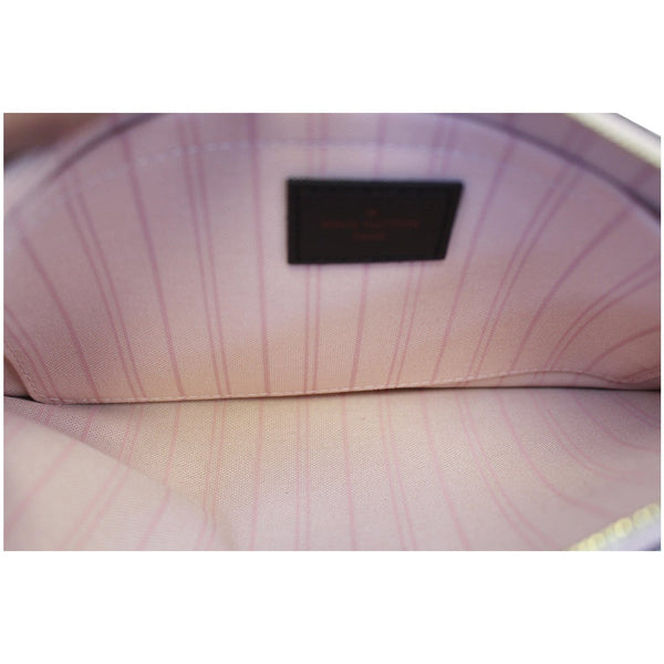 Louis Vuitton Neverfull MM Pochette Wristlet Pouch - interior