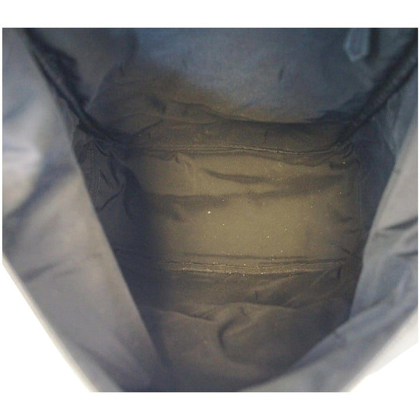 FENDI Shadow Logo Nylon Fabric Backpack Bag Grey/Black