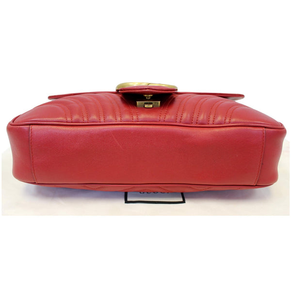 Gucci GG Shoulder Bag Marmont Matelasse Leather - back view