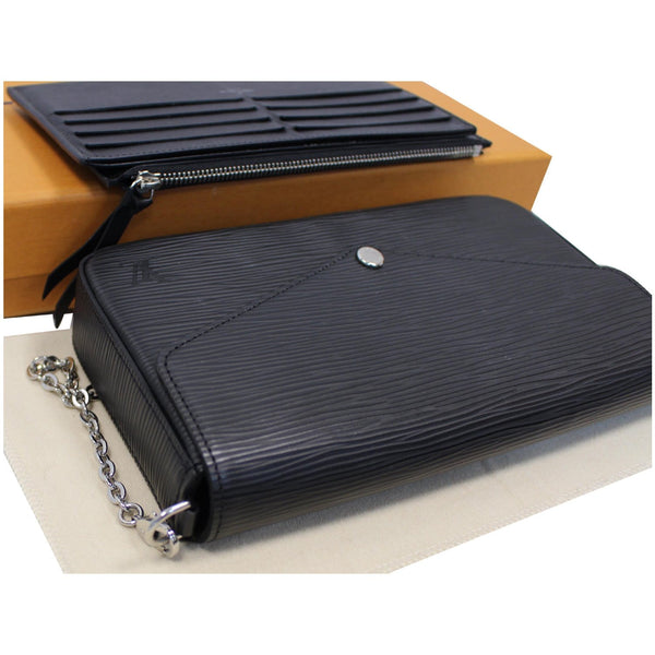 used Louis Vuitton Pochette Felicie Epi Crossbody Bag Black