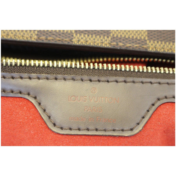 LOUIS VUITTON Damier Canvas Venice Sac-Plat Tote Brown Bag