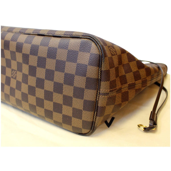 Louis Vuitton Neverfull MM Damier Ebene Tote Bag - leather