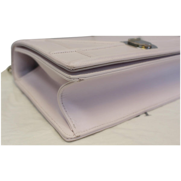 Christian Dior Flap Bag Diorama Leather Medium White corner