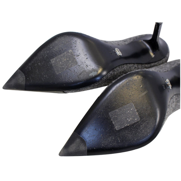 Christian Dior Spade Heels Black/Grey Size 9-US