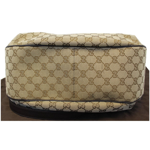 GUCCI Dressage Monogram Web Hobo Bag Dark Brown-US