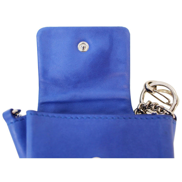 VERSACE Micro Sultan Keychain Blue