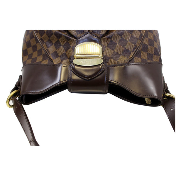 LOUIS VUITTON Sistina PM Damier Ebene Shoulder Handbag-US