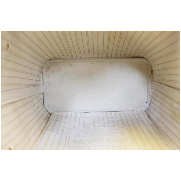 Louis Vuitton Neverfull MM Damier Azur Tote Bag - interior