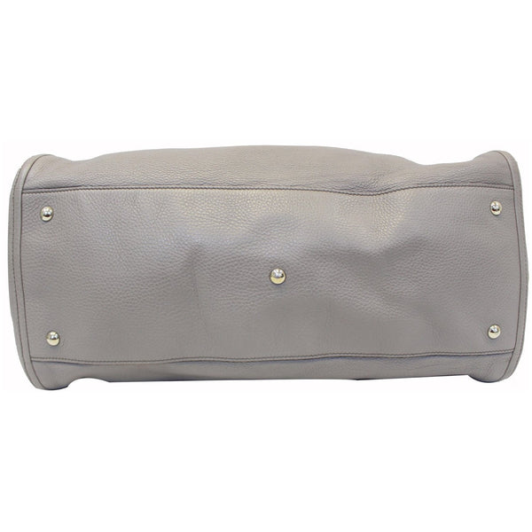 GUCCI Soho Leather Large Tote Shoulder Bag Taupe