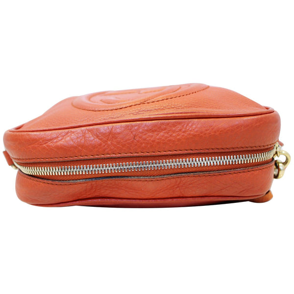 GUCCI Soho Disco Pebbled Leather Small Crossbody Bag-US