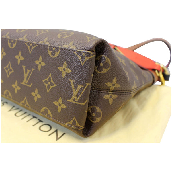 LOUIS VUITTON Tuileries Besace Monogram Canvas Shoulder Bag Caramel
