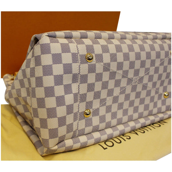 LOUIS VUITTON Artsy MM Damier Azur Shoulder Bag Brown-US