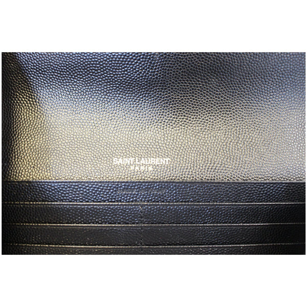 YVES SAINT LAURENT Large Grain De Poudre Wallet Black