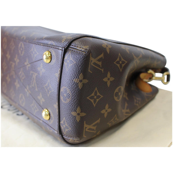 LOUIS VUITTON Montaigne MM Monogram Canvas Shoulder Bag Brown