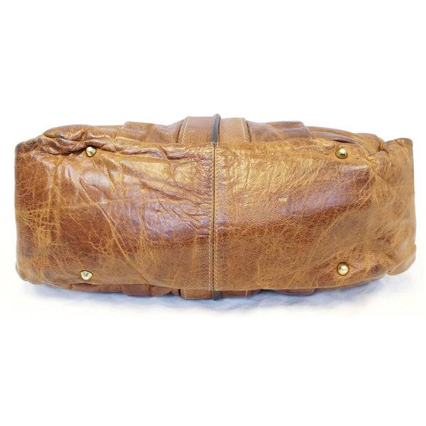 CHLOE Heloise Large Shoulder Handbag Brown