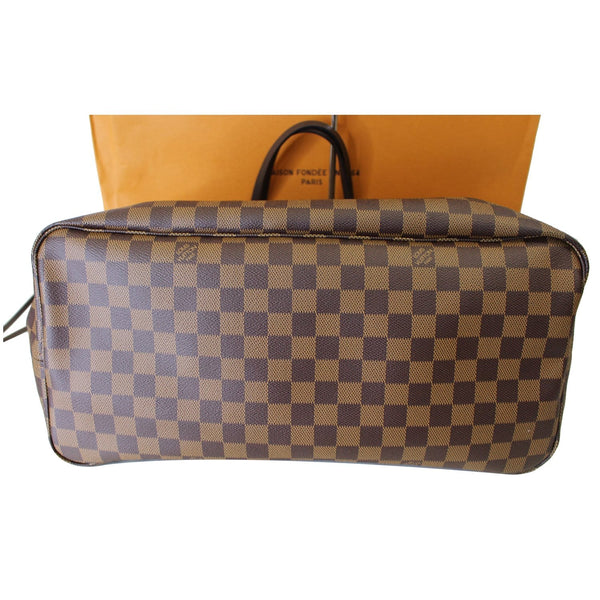LOUIS VUITTON Neverfull GM Damier Ebene Shoulder Bag Brown