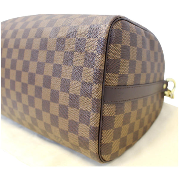 Louis Vuitton Speedy 30 Patches Damier Ebene Bag Seams