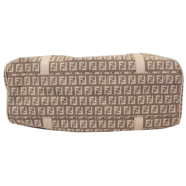 Fendi Zucchino Canvas Bag For Women - bottom view