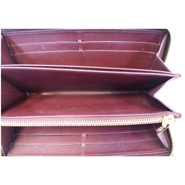 LOUIS VUITTON Monogram Vernis Zippy Wallet Amarante-US