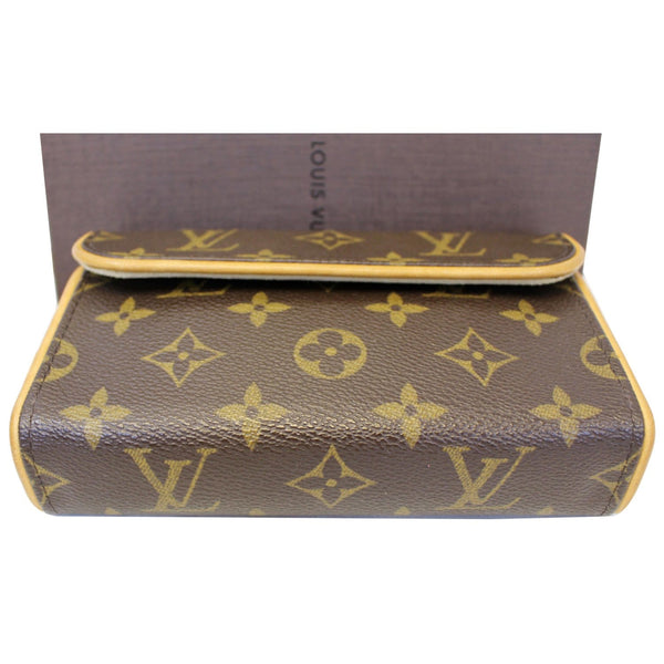 LOUIS VUITTON Pochette Florentine Monogram Canvas Waist Bag Brown