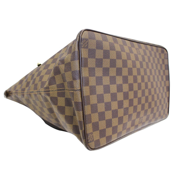 LOUIS VUITTON Saleya GM Damier Ebene Shoulder Handbag Brown