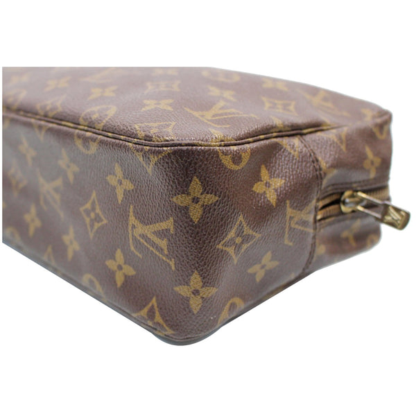 LOUIS VUITTON Trousse Toilette 23 Monogram Canvas Cosmetic Pouch Brown