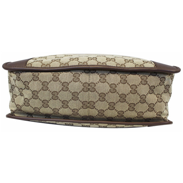 Gucci Tote Bag GG Supreme Canvas Brown - back view