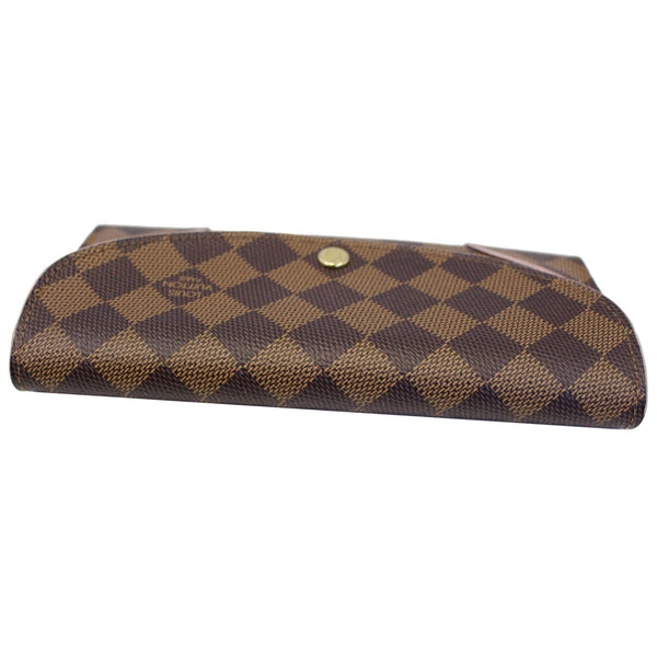 Louis Vuitton Caissa Damier Ebene Wallet - front view