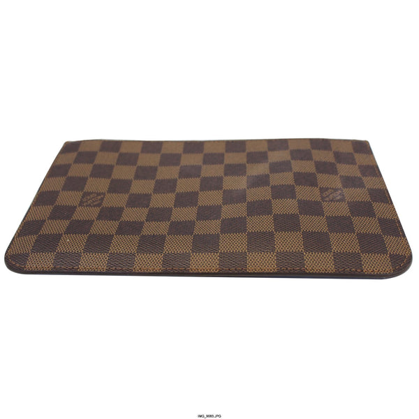 LOUIS VUITTON Pochette Wristlet Pouch Damier Ebene Neverfull MM-US