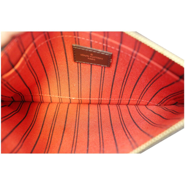 LOUIS VUITTON Damier Ebene Pochette Wristlet Pouch Neverfull GM-US