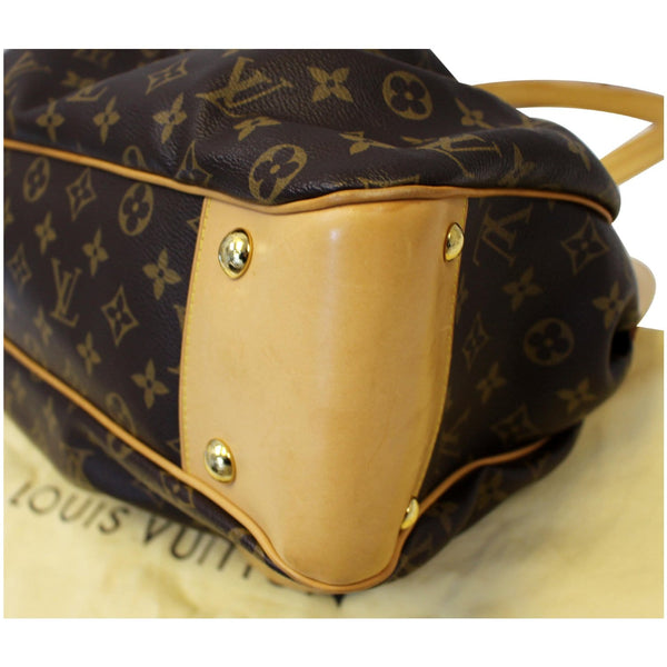 LOUIS VUITTON Boetie MM Monogram Canvas Shoulder Bag Brown