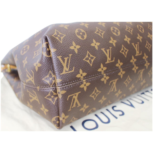 Lv Graceful MM Monogram Canvas Shoulder Bag back view