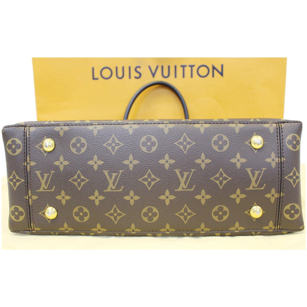 LOUIS VUITTON Flower Monogram Canvas Tote Bag Brown-US
