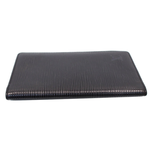 LOUIS VUITTON Brazza Long Epi Wallet Black