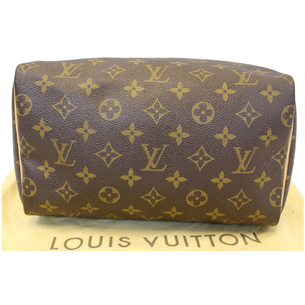 LOUIS VUITTON Speedy 25 Monogram Canvas Satchel Bag Brown-US