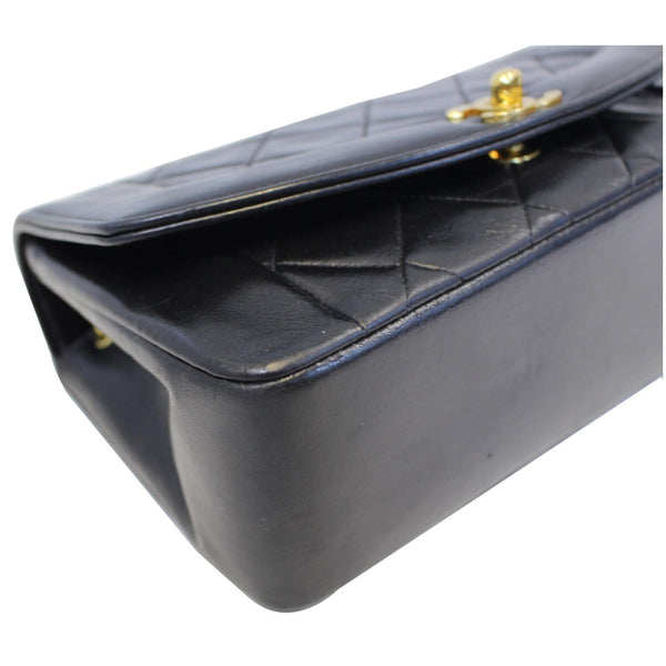 CHANEL Diana Flap Bag Quilted Lambskin Shoulder Bag Black Vintage-US