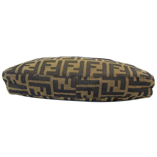 FENDI Zucca Canvas Hobo Shoulder Bag Brown-US