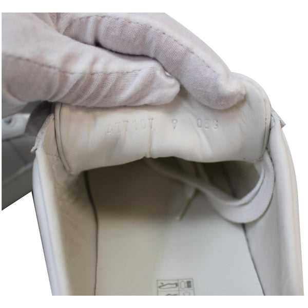 GUCCI Ace Low-Top With Removable Patches Sneaker White 477107 US 9