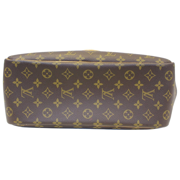 LOUIS VUITTON Deauville Monogram Canvas Boston Satchel Bag Brown-US