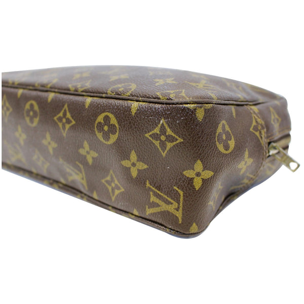 LOUIS VUITTON Trousse Toilette 28 Monogram Canvas Cosmetic Pouch Brown