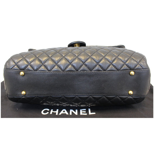 CHANEL Large Shopping Flap Shoulder Bag Black-US