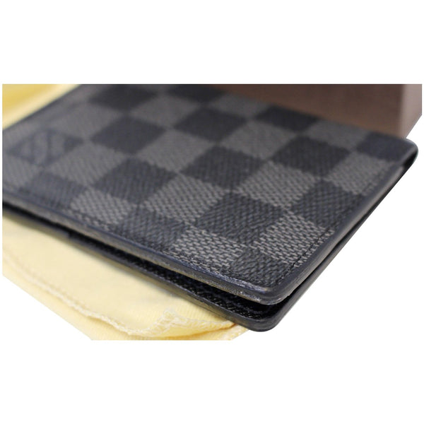 LOUIS VUITTON Pocket Organizer Damier Graphite Card Case Black-US
