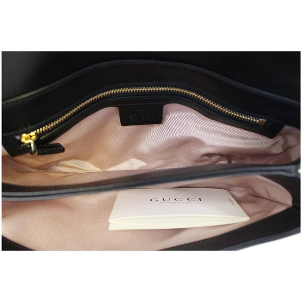 GUCCI Arli Small Leather Shoulder Bag Black 550129-US