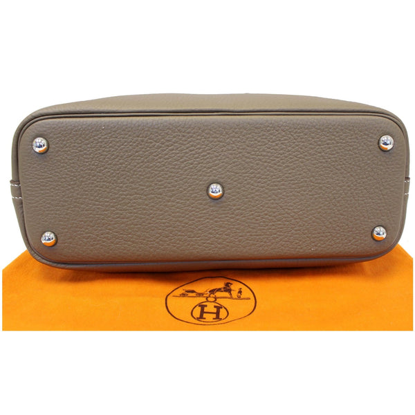 HERMES Bolide 31 Taurillon Clemence Leather Shoulder Bag Etoupe-US