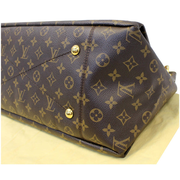 Louis Vuitton Artsy MM Monogram Bag - left side view