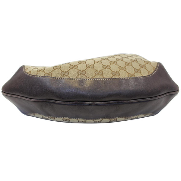 GUCCI GG Canvas Peggy Medium Bamboo Top Handle Bag Brown-US