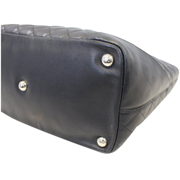 CHANEL Cambon Black CalfSkin Leather Large Tote Bag-US