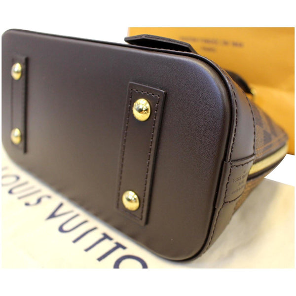 LOUIS VUITTON Alma BB Damier Ebene Satchel Crossbody Bag-US