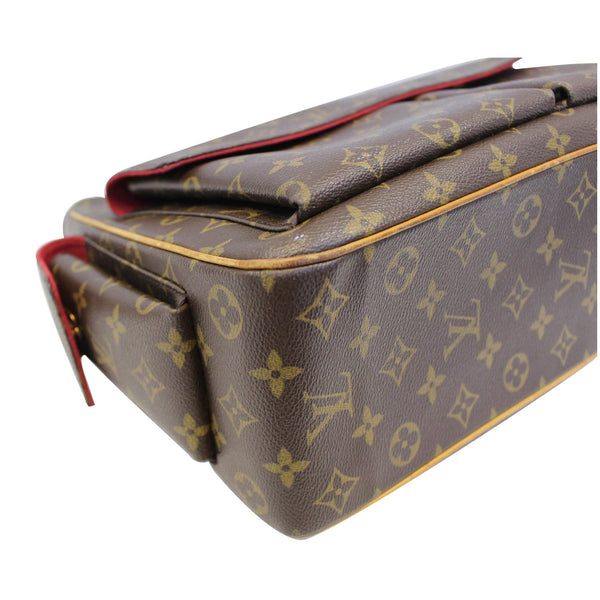 LOUIS VUITTON Multipli Cite Monogram Canvas Shoulder Bag Brown